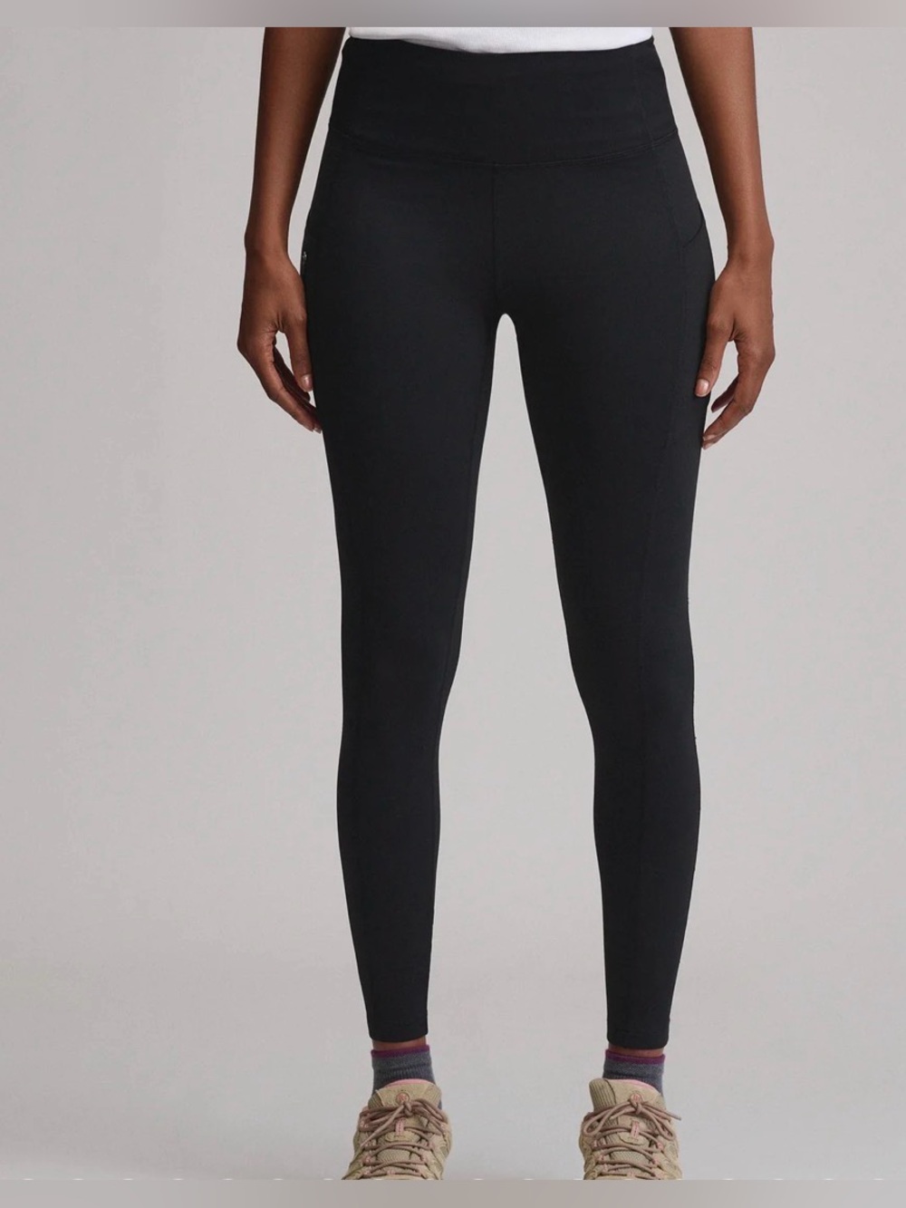 Eddie Bauer Black Women's Crossover Trail Adventure High-Rise Leggings